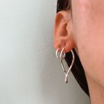 Argola Torcida Prata 925 