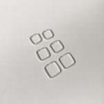 trio argola quadrada prata 925