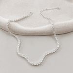 Choker Riviera Cristal Prata 925