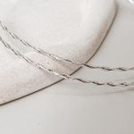 Choker Trançada Prata 925 