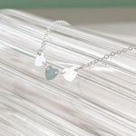 Colar infantil Três Corações Prata 925 