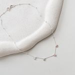 Colar infantil Shine Zircônias Coloridas Prata 925