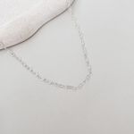 Choker Elo Corações Prata 925 