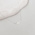 Colar Batimentos com Cavalo Prata 925 