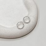 Brinco Detalhado Prata 925 