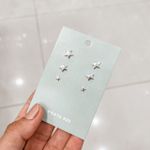 Trio Estrela Lisas Prata 925 