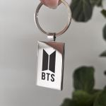 Chaveiro BTS Army Com Nome Personalizado Aço Inox 