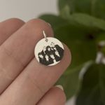 Pingente BTS K-pop de Prata 925 