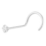 Piercing Nostril Nariz Prata 925 Legítima Zircônia 