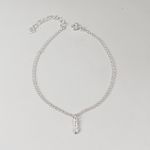 Tornozeleira Figa Prata 925 