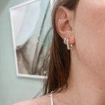 Brinco Gancho Galaxy Prata 925 