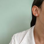 Brinco Borboleta Lisa Prata 925 