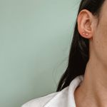 Brinco Flor Rosa Prata 925