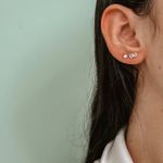 Brinco Infinito Vazado Prata 925 