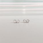 Brinco Infinito Vazado Prata 925 