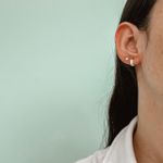 Argola Click Cristal P Prata 925 