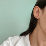 Brinco Palito Colorido Prata 925 