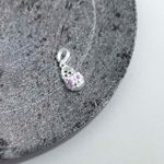 Berloque Sapatilha Lilas Prata 925
