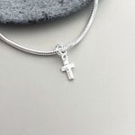 Berloque Cruz Cristo Prata 925