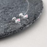 Brinco BabyPress Hello Kitty Prata 925 