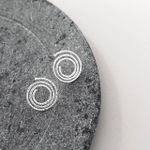 Brinco Fio Circulo Prata 925