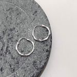  Argola Torcida 18 mm Prata 925