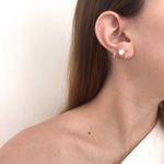  Argola Click Colorida 3 mm P Prata 925