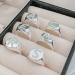 Anel Regulável Inicial Mindinho Prata 925