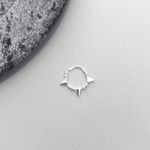 Piercing Daith Liso Prata 925