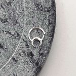 Piercing Daith Lua com Zircônia Prata 925