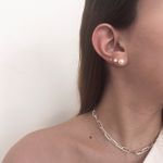 Trio Perola Prata 925