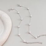 Pulseira Coração Perolado Prata 925