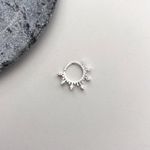 Piercing Conch com Zircônia Prata 925
