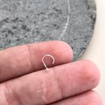 Piercing de Nariz Cristal Prata 925 