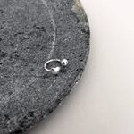 Piercing Fake Coração Prata 925 