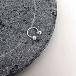 Piercing Fake Ponto De Luz Prata 925 