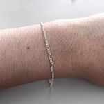Pulseira 3 x 1 Fina Prata 925 