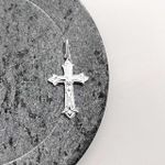 Pingente Cruz Jesus Cru Prata 925