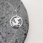 Pingente Medalha Vazada São Jorge Prata 925