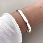 Bracelete 6mm Prata 925