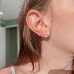 Trio Coração Vazado Prata 925 