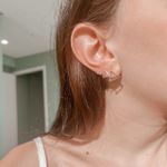 Trio Triangulo Vazado Prata 925 