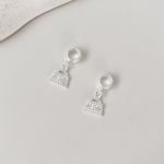 Berloque H Zirconia Prata 925 