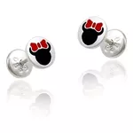 Brinco BabyPress Minnie Prata 925 