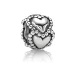Berloque Separador Coração Estilo Pandora Prata 925 