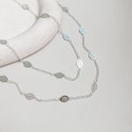 Choker Folhagem Prata 925