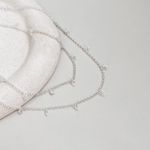 Choker Pedras Zirconia Prata 925