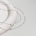 Choker Bolinhas Placa Prata 925