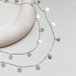 Choker Medalhas Prata 925