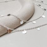 Choker Medalhas Prata 925